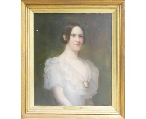 Ida BAUMANN, portrait painting of Emma Grinke nee Evans, daughter of Rich Evans Esquire of the Grange Haydock Lancashire born