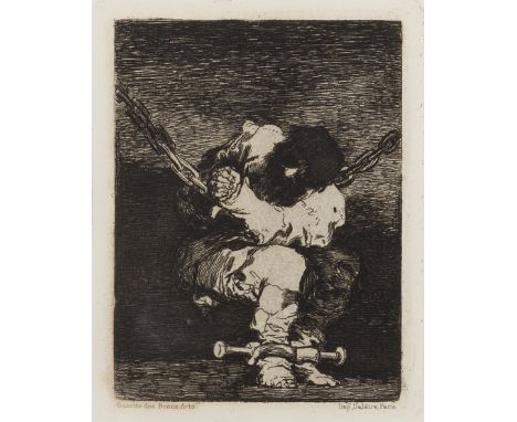 Francisco José de Goya y Lucientes,  Spanish 1746-1828- The Custody is as Barbarous as the Crime (The Little Prisoner); etchi