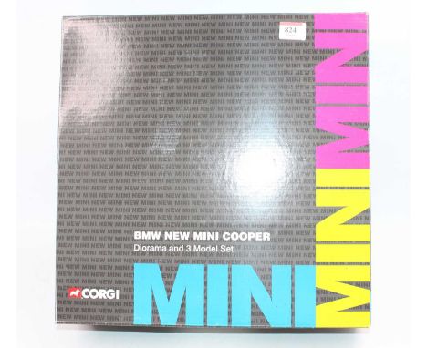 Corgi Toys CC99121 1/36th scale BMW New Mini Cooper 3 Model Set, as issued in the original box 