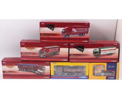 Corgi Toys Hauliers of Renown and Rigids 1/50th scale road transport group, 6 examples, all as issued to include CC13905, CC1