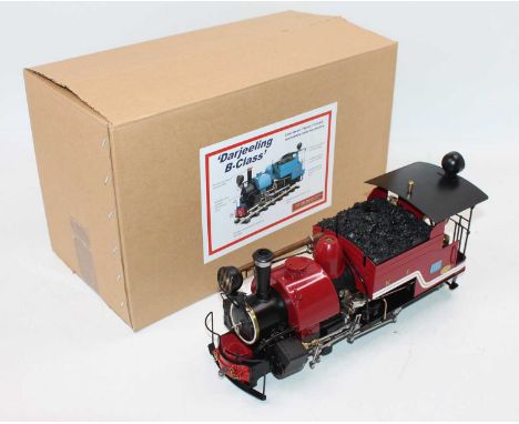 Roundhouse Gas Powered Radio Controlled model of a 32mm scale Darjeeling "B" 782 0-4-0 locomotive, finished in crimson lake c