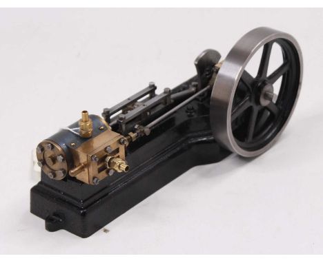 Stuart Turner S50 small mill type engine, of horizontal formation with single cylinder and slip eccentric, powering a 3.5 inc