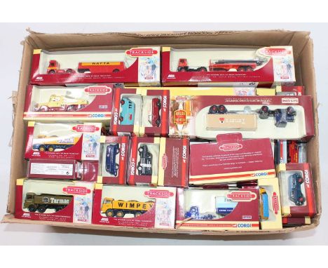 60+ various boxed as issued Corgi Trackside diecast vehicles, mainly commercial vehicles, mixed liveries included 