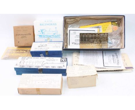 7 unbuilt kits for NBR locomotives - C16 4-4-2T, D15 4-4-0T, J36 0-6-0, J37 0-6-0, J88 0-6-0T, N15 0-6-2T and NBR 1011 0-4-0 