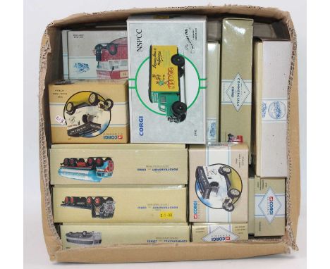 18 various boxed Corgi Classics Modern issue diecasts to include Pollocks Tanker, Victoria Model T Ford and others