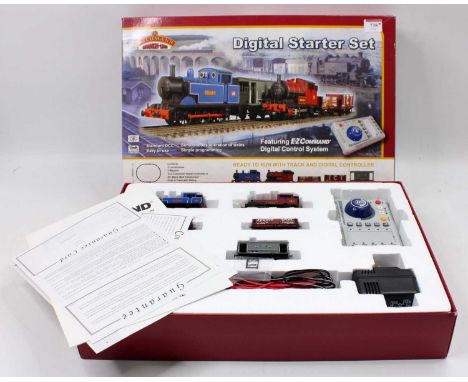 Bachmann Branchline Digital Starter set comprising 2 tank locos and 3 wagons, with track, controller &amp; transformer (M-BM)