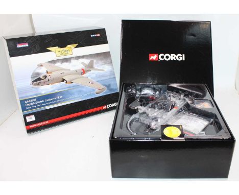 Corgi Aviation Archive AA34707 1/72nd scale diecast model of a English Electric Canberra TT18, Housed in the original box, as