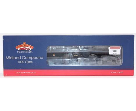 31-932 Bachmann Branchline Midland Compound 4-4-0 BR black 40934 early emblem. (M-BM)