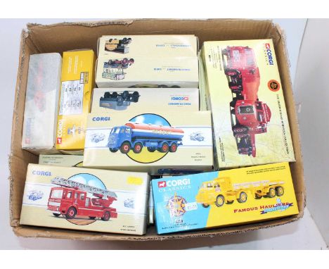 31 various boxed Corgi Classics Public Transport, Emergency Service and Commercial vehicles, all in original packaging, examp