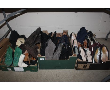 Three assorted boxes of lady's shoes to include L K Bennett and Venise, all approx size 38