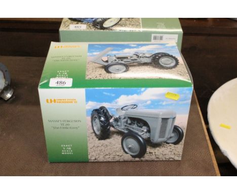 A Universal Hobbies 1/16 scale model Massey Ferguson TE20 "The Little Grey"