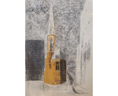   John Piper (1903-1992), limited edition print, St Marys, Paddington, Levinson 145, signed in pencil, 67/70, 71 x 49cm