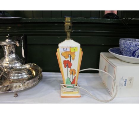Clarice Cliff style table lamp