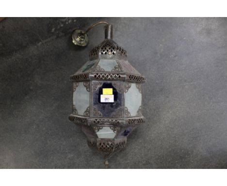 North African style ceiling light fitting