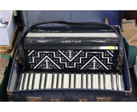 Cased Galanti accordion
