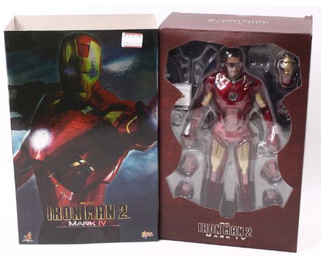A Hot Toys Ltd 1/6 scale limited edition action figure of Mark IV No. MMS123 'Iron Man 2', sold as seen, housed in the origin