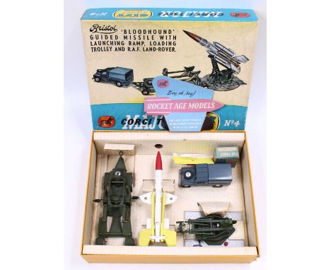 Corgi Toys Gift Set No. 4 Bristol Bloodhound guided missile set, comprising of 351 RAF Land Rover (VG), No. 1151 Bristol Bloo