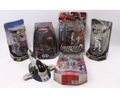 Star Wars Group of 5 boxed various figures to include; Kenner Epic Force No.69842 Storm Trooper, Kenner Epic Force No.69763 B