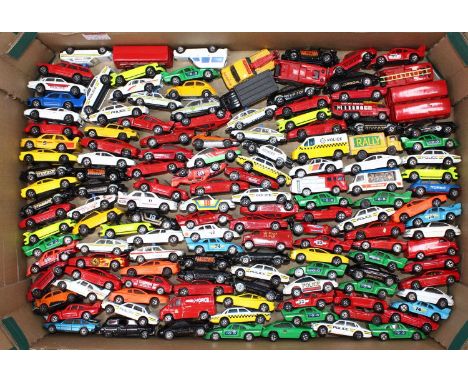 One tray containing a quantity of Corgi Juniors Matchbox and similar scale diecast vehicles and miniatures to include a Corgi