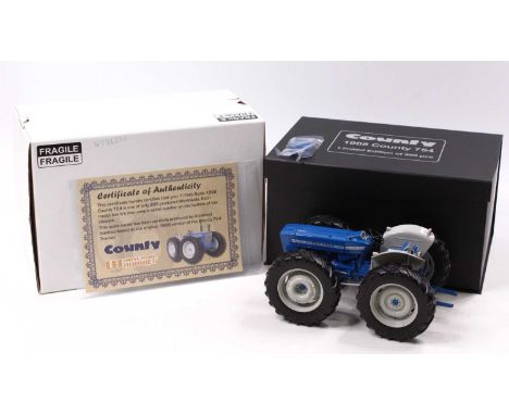 A Universal Hobbies No. UH2962 1/16 scale limited edition diecast model of a County 754 tractor, 1 of 999 released world wide