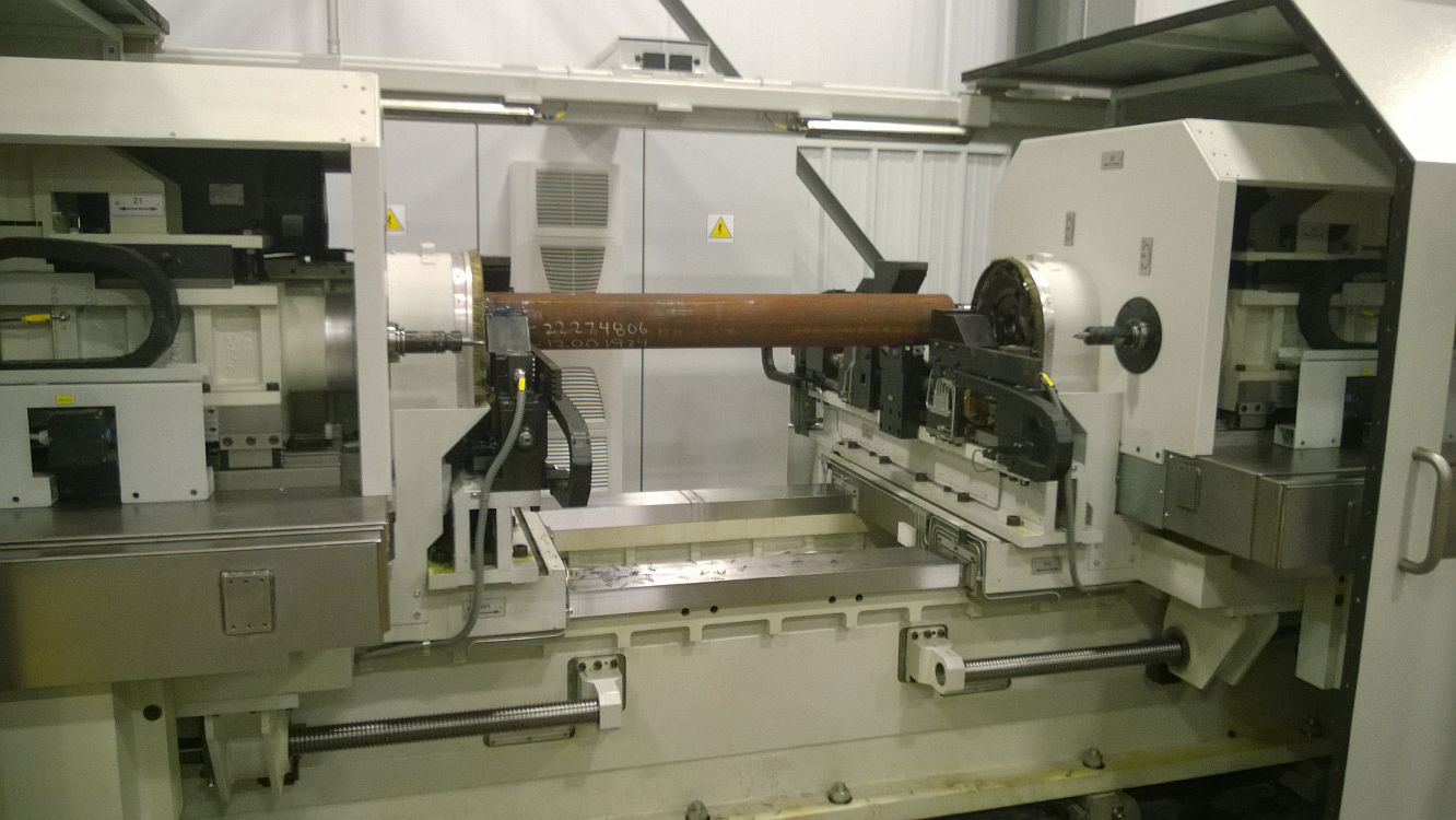DTI FC 300 CNC Facing & Centering Machine, Siemens Sinumerik control