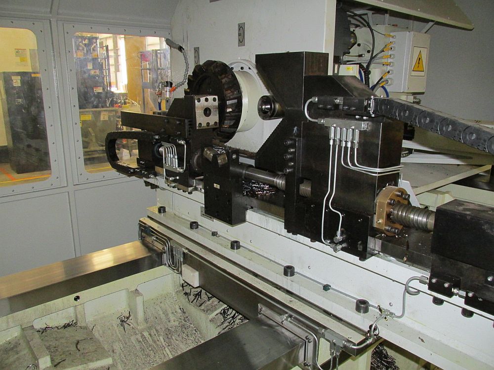 DTI FC 300 CNC Facing & Centering Machine, Siemens Sinumerik control