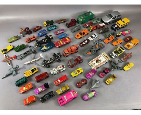 Collection of vintage diecast toy vehicles to include Corgi, Matchbox etc.