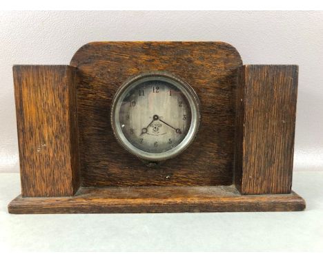 Art Deco mantle clock by Smiths, approx 27cm x 16cm