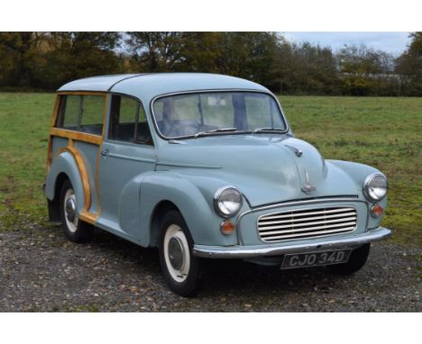 1966 Morris 1000 Traveller - One owner for over 50 years - Odometer reading 46,500 miles, MOT & road tax exempt - Very origin