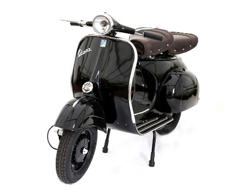 1965 Vespa VBB 150cc  - Registration: FNB975C - DOR: 01/01/1965 - Vin number: VBB2T265487 - Engine: 265480 - Colour: Black Th