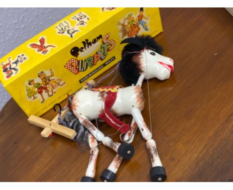 Vintage “Pelham Puppets” Donkey, with original box