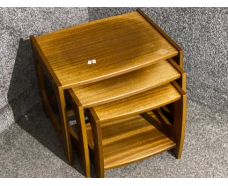 Vintage nest of three tables