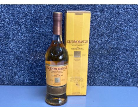 Bottle of Glenmorangie “Highland single malt scotch whisky” 70cl - still sealed with original box