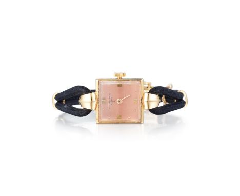 A triple signed Patek Philippe ladies watch, reference number 2089,Â theÂ case crafted out of 18K rose gold, with a rose colo