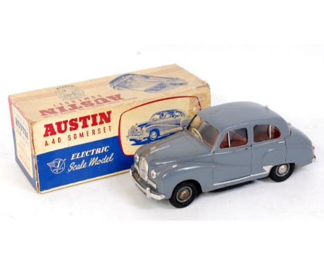 A Victory Models 1/18 scale plastic and electric model of an Austin Somerset, comprising of grey body with brown interior and