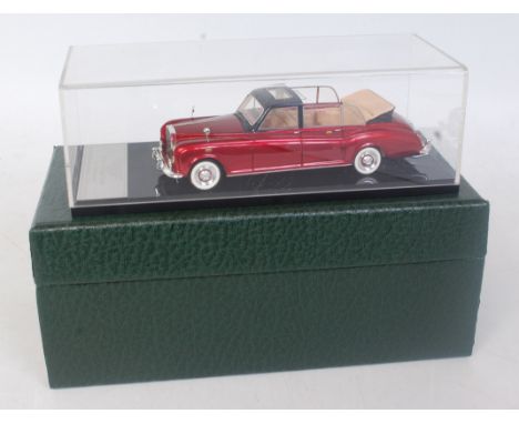 A British Heritage Models 1/43 scale model of a Rolls Royce Phantom 5 Mulliner, Model No. BC05 from the Britannia Collection,