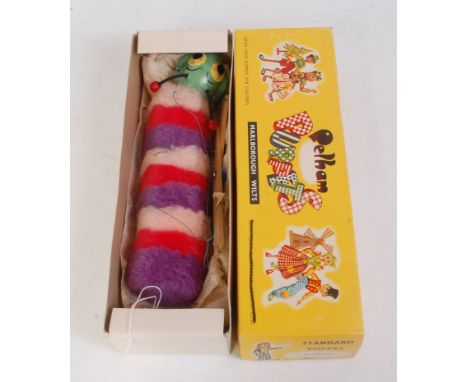 An original boxed Pelham Puppets Caterpillar puppet in the original all-card box (VG,BVG)