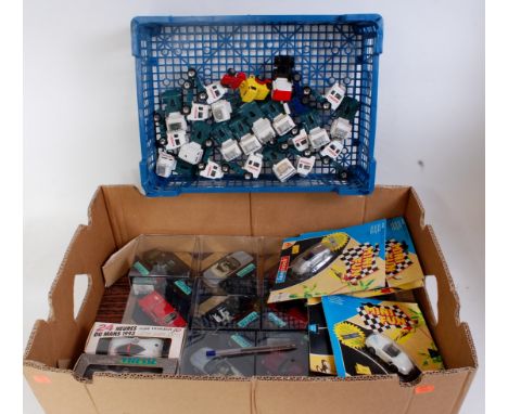 A collection of mixed plastic cased loose and carded modern release diecast vehicles to include Vitesse, Novacar, and Corgi, 