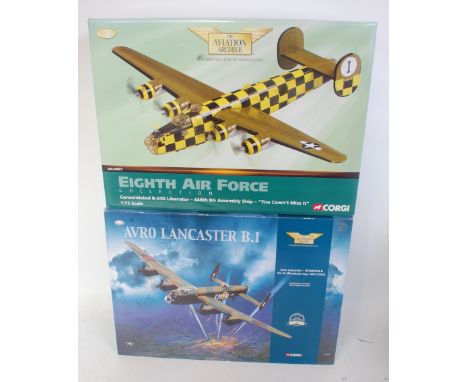 A Corgi Aviation Archive 1/72 scale boxed diecast aircraft group to include AA34007 Consolidated B24D Liberator "You Can't Mi
