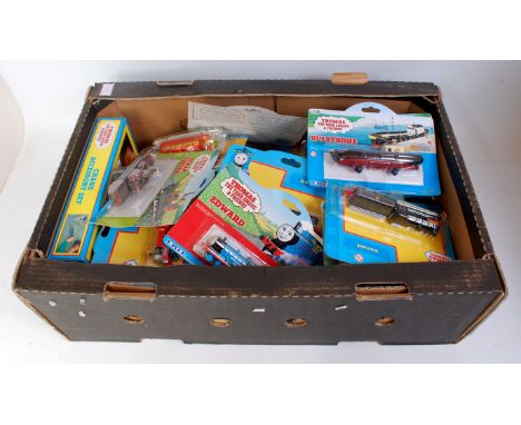 37 various ERTL Thomas the Tank Engine and Friends carded diecast locomotives and accessories group to include City of Truro,