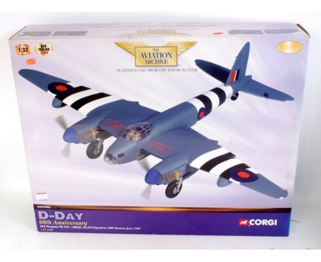 A Corgi Aviation Archive 1/32 scale model of a DH Mosquito PR XVI model No. 34602, 60th Anniversary Release in the original p