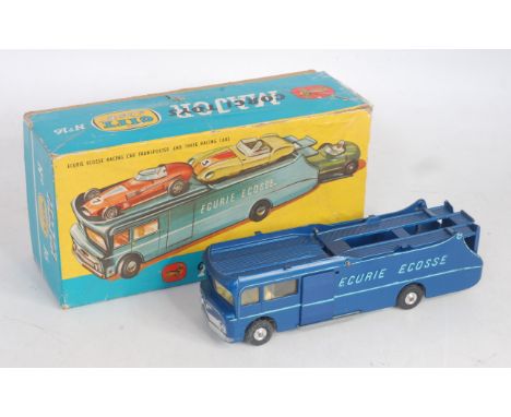 A Corgi Toys No. 16 Ecurie Ecosse racing transporter and three cars boxed set, to include only the Ecurie Ecosse racing trans