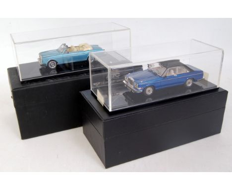 ATC "A Top Collector" 1/43rd scale High Quality Resin Group, 2 cased and boxed examples, to include a Rolls Royce Corniche Co