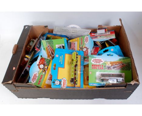 47 various ERTL Thomas the Tank Engine and Friends carded diecast figures, all appear as issued, mixed releases to include Ru