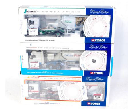 Three various boxes Corgi 1/50 scale Hauliers of Reknown road transport diecast vehicles to include Ref. Nos. CC12707, CC1242