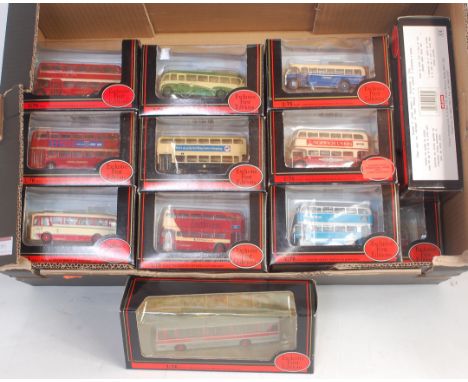 20 various boxed EFE 1/76 scale public transport diecast vehicles to include a Bedford SB Gourd Coaches coach and various oth
