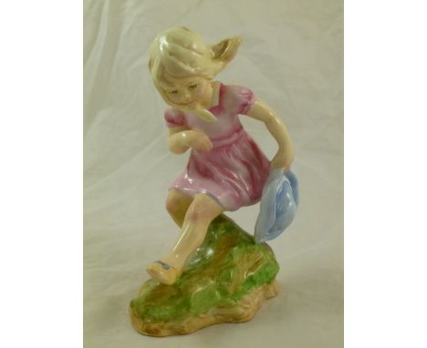 A Royal Worcester porcelain figure; 'March', modelled by F G Doughty, no. 3454, 14cm high