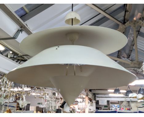 ATTRIBUTED TO VICO MAGISTRETTI KALAARI CEILING LAMP, vintage 1980s, 50cm drop not including fittings. 