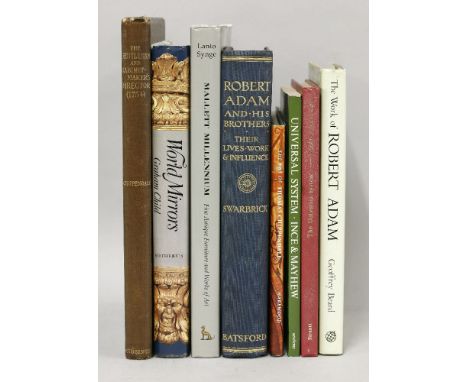 ENGLISH FURNITURE:1.  Hayden, Arthur: The Furniture Designs of Thomas Chippendale.  Gibbings & Co, 1910;2.  Swarbrick, John: 