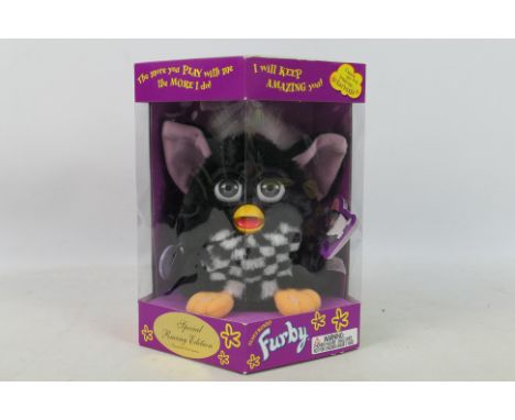 Hasbro - Tiger Electronics - A boxed model #70-891 Special Limited Edition 1998 'Racing' Electronic Furby by Hasbro. The Furb